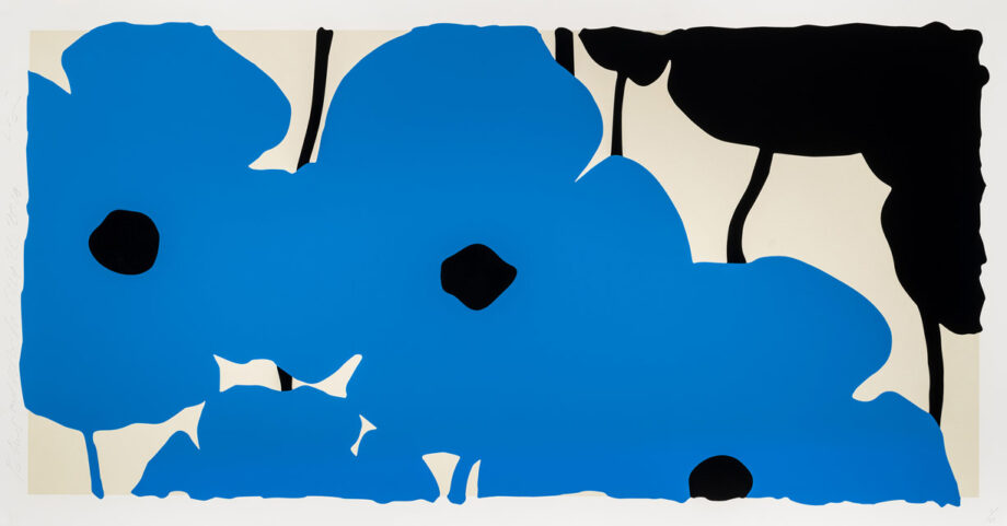 Poppies Blues and Blacks