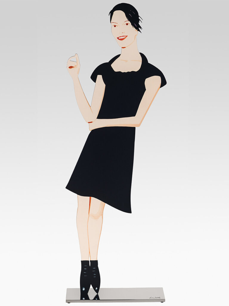 hollies long cool woman in a black dress tab colour-black Green dress with heels Size:32