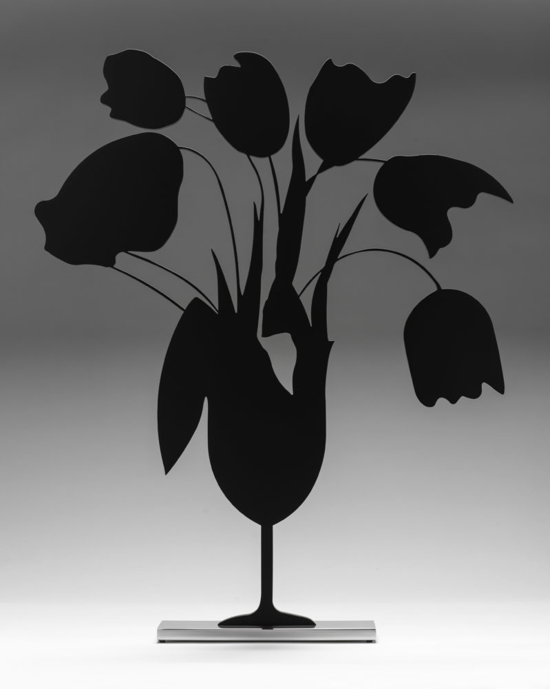 Black Tulips and Vase, April 5, 2014