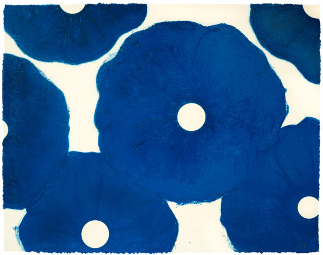 Six Blue Poppies, 2021