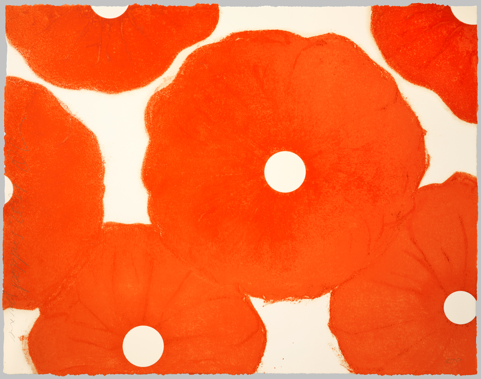 Six Red Poppies, 2021