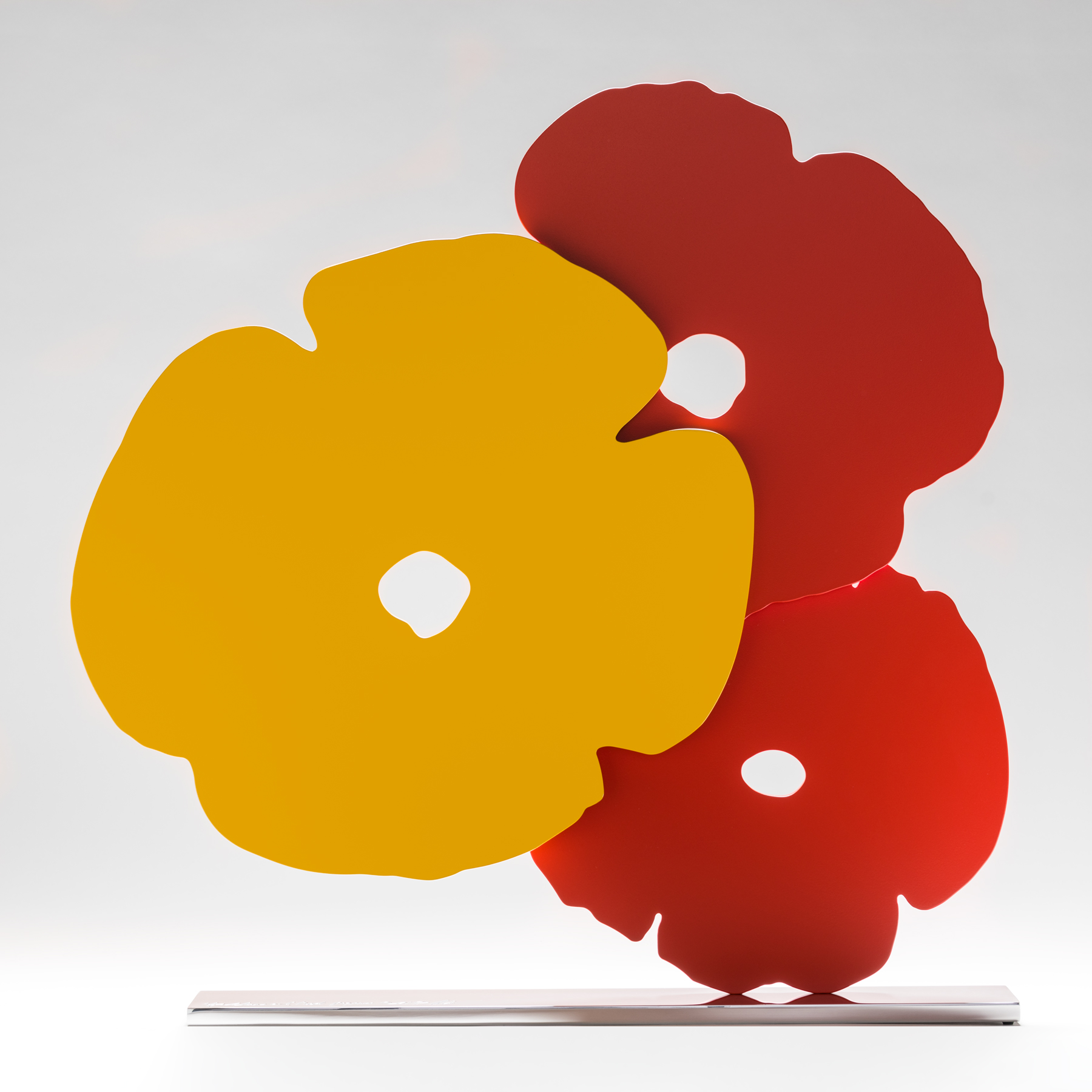Yellow and Red Poppies
